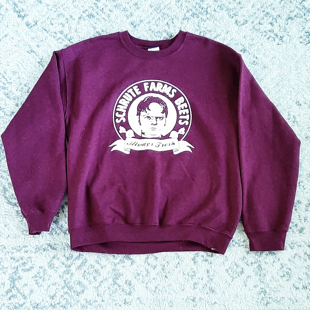 Schrute Farms Sweatshirt Size M